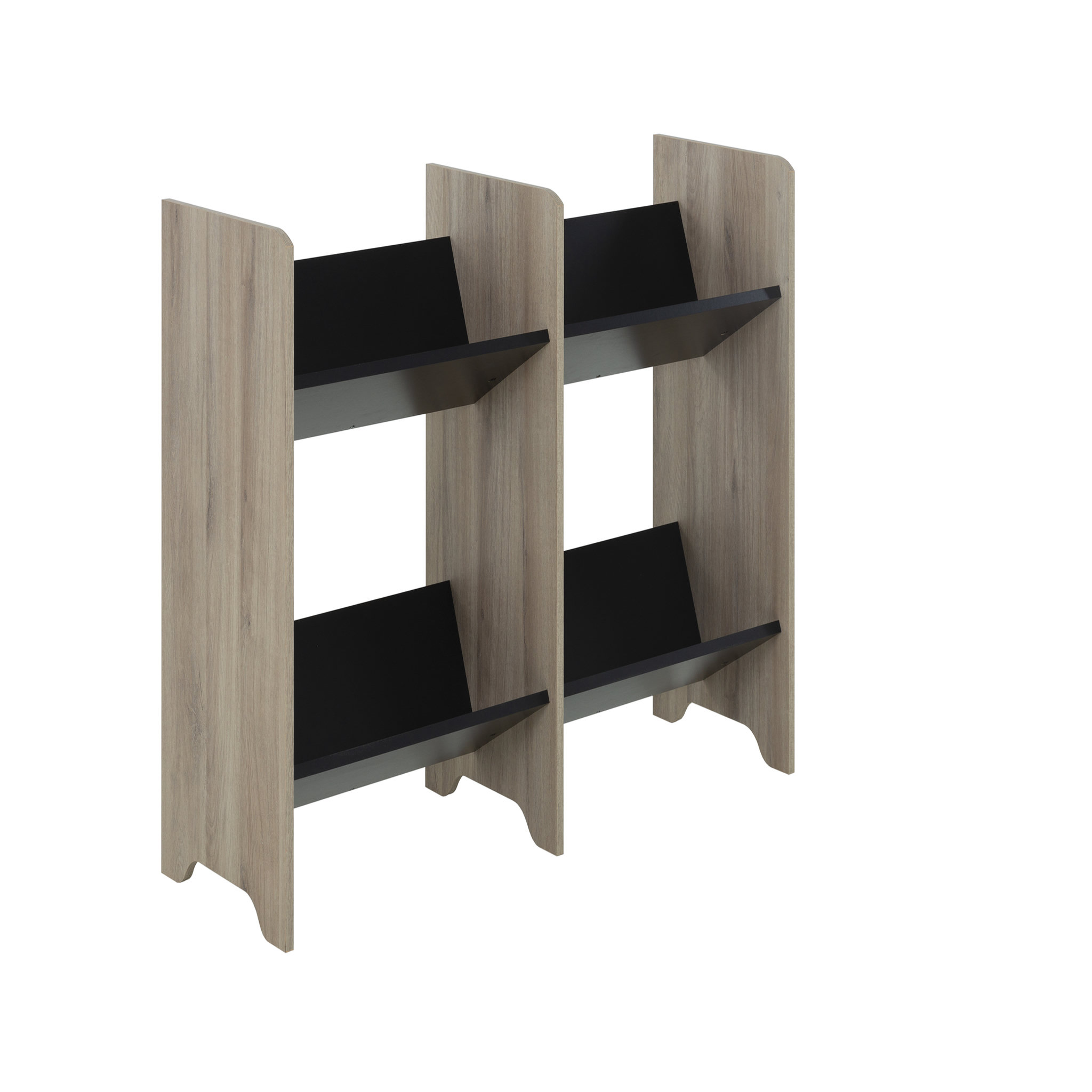 Voir la diapositive 2 : Meuble de rangement pour vinyles L119xH80xP40cm ATLANTA