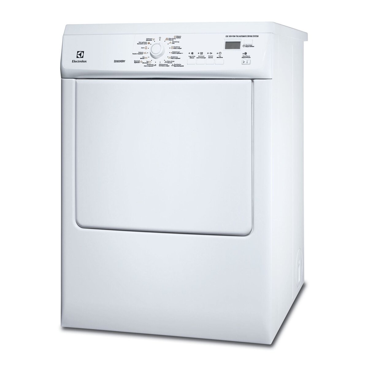 ELECTROLUX Sèche-linge porte pleine EDE1074PDW, Evacuation, 7kg