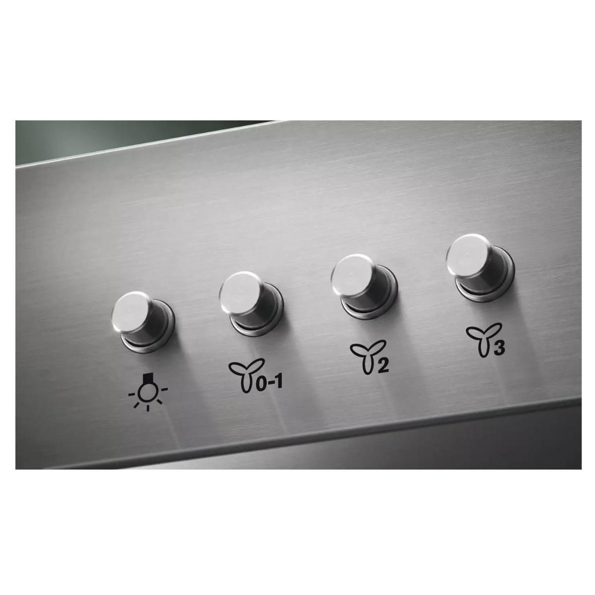 ELECTROLUX Hotte décorative murale 90cm 68db 600 m3/h - LFT429X1