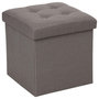 Voir la diapositive 1 : ATMOSPHERA Pouf coffre pliable Lysandre