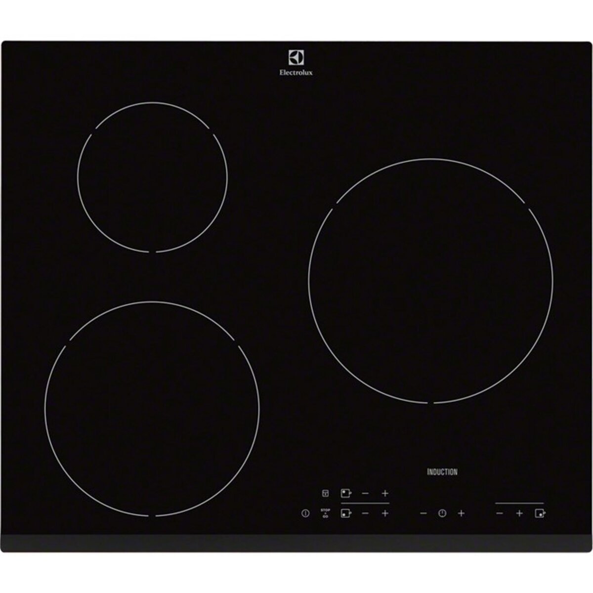 ELECTROLUX Table de cuisson à induction EHH6333FOK, 60 cm, 3 Foyers