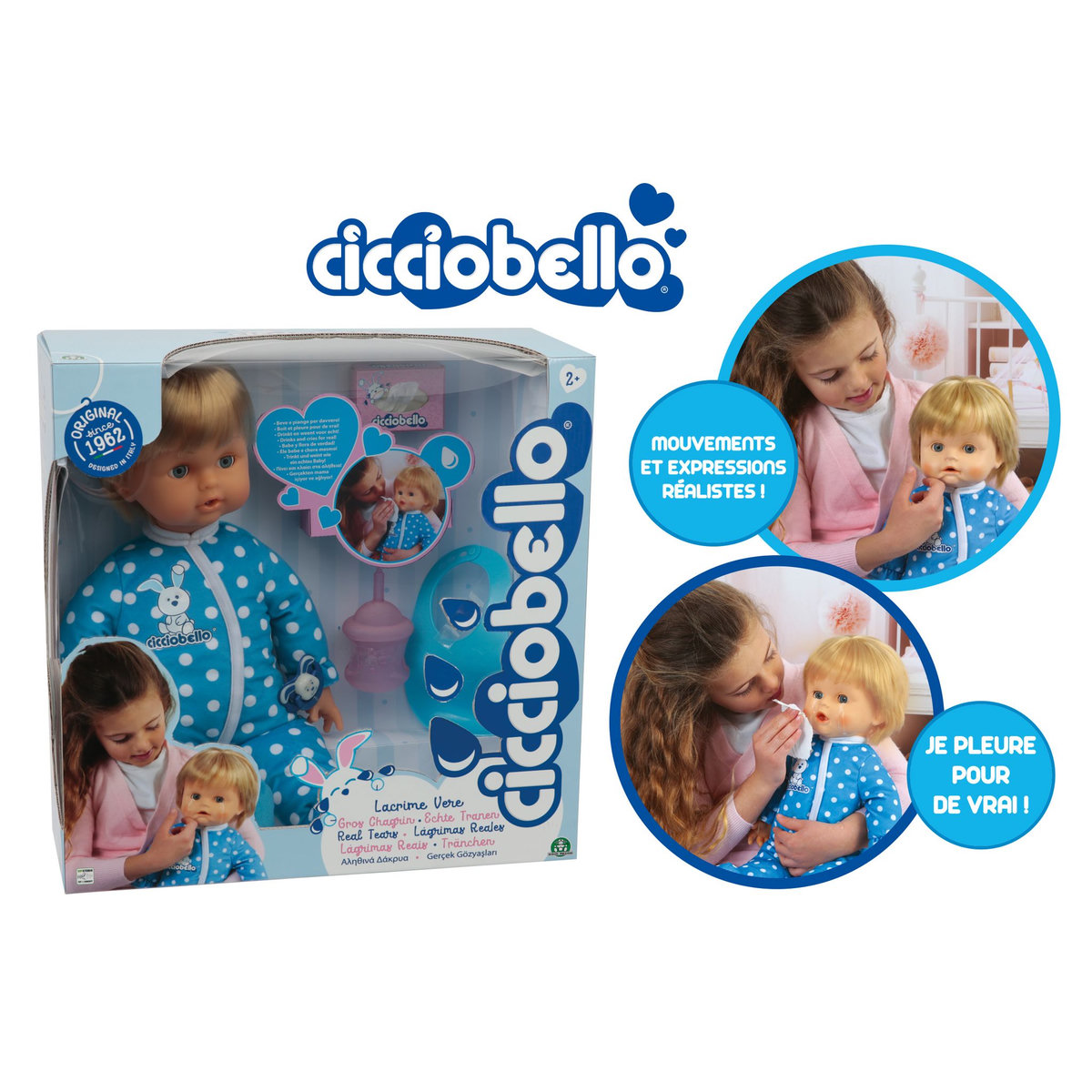 GIOCHI PREZIOSI Poupée Cicciobello - Gros chagrin
