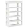 Voir la diapositive 2 : VIDAXL Etagere a chaussures blanc 60x30x98 cm bois d'ingenierie
