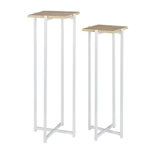 Paris Prix Lot de 2 sellettes  Loka  82cm Blanc