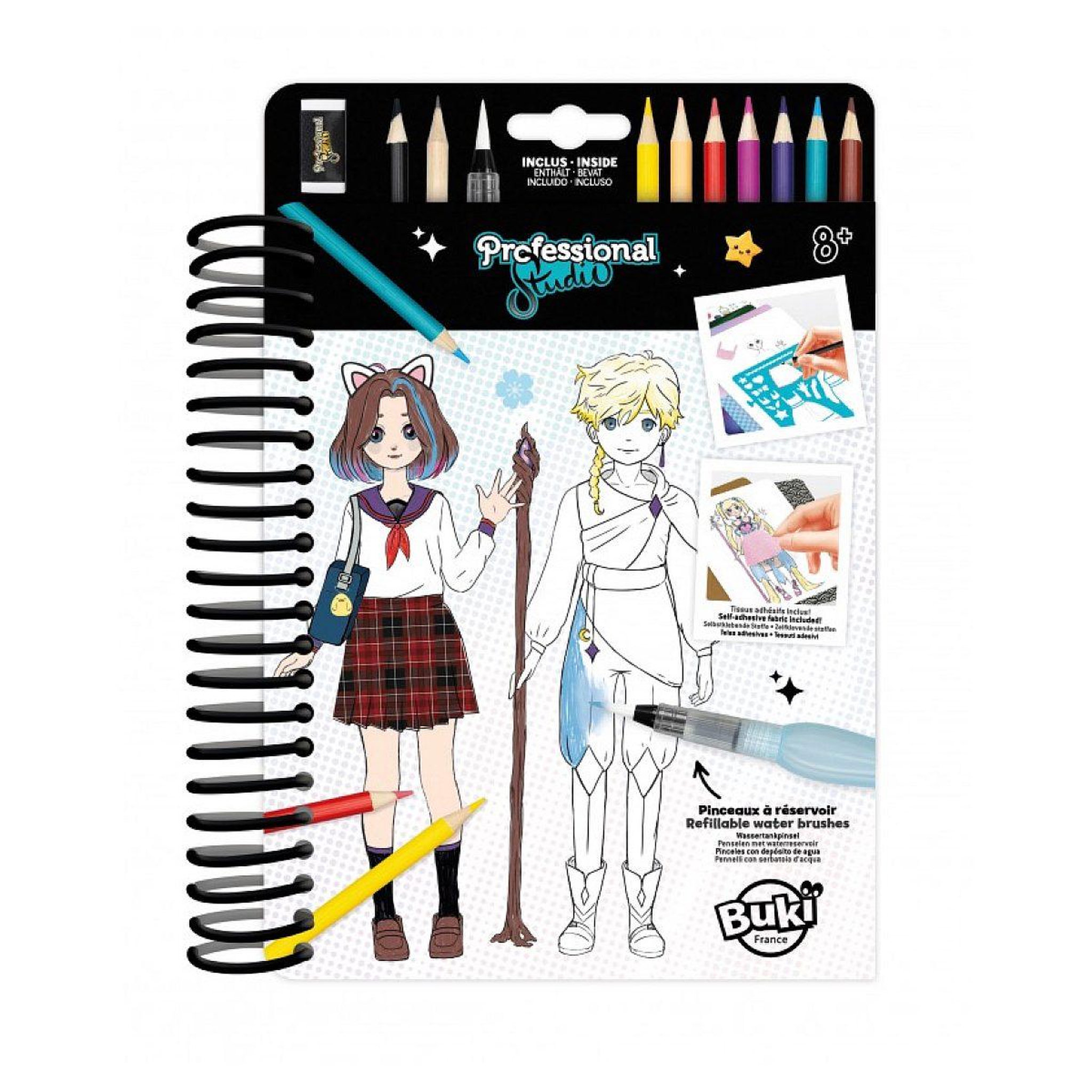Buki France Mon carnet de mode - manga