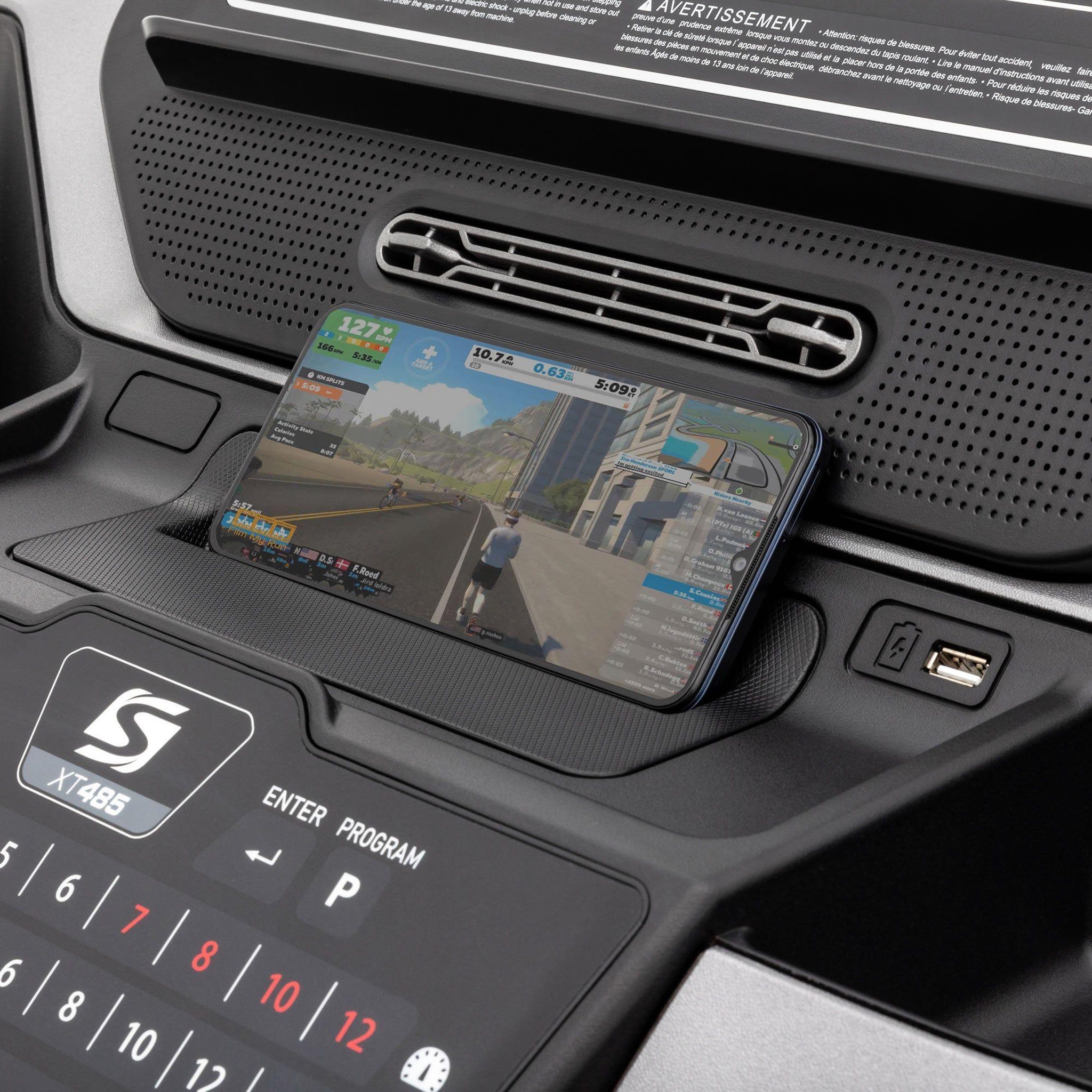 Voir la diapositive 6 : Spirit Tapis de course motorisé - modèle xt485 - 20 km/h - bluetooth/app - maison/appartement