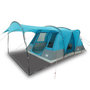 Voir la diapositive 2 : VIDAXL Tente de camping tunnel 5 personnes bleu impermeable