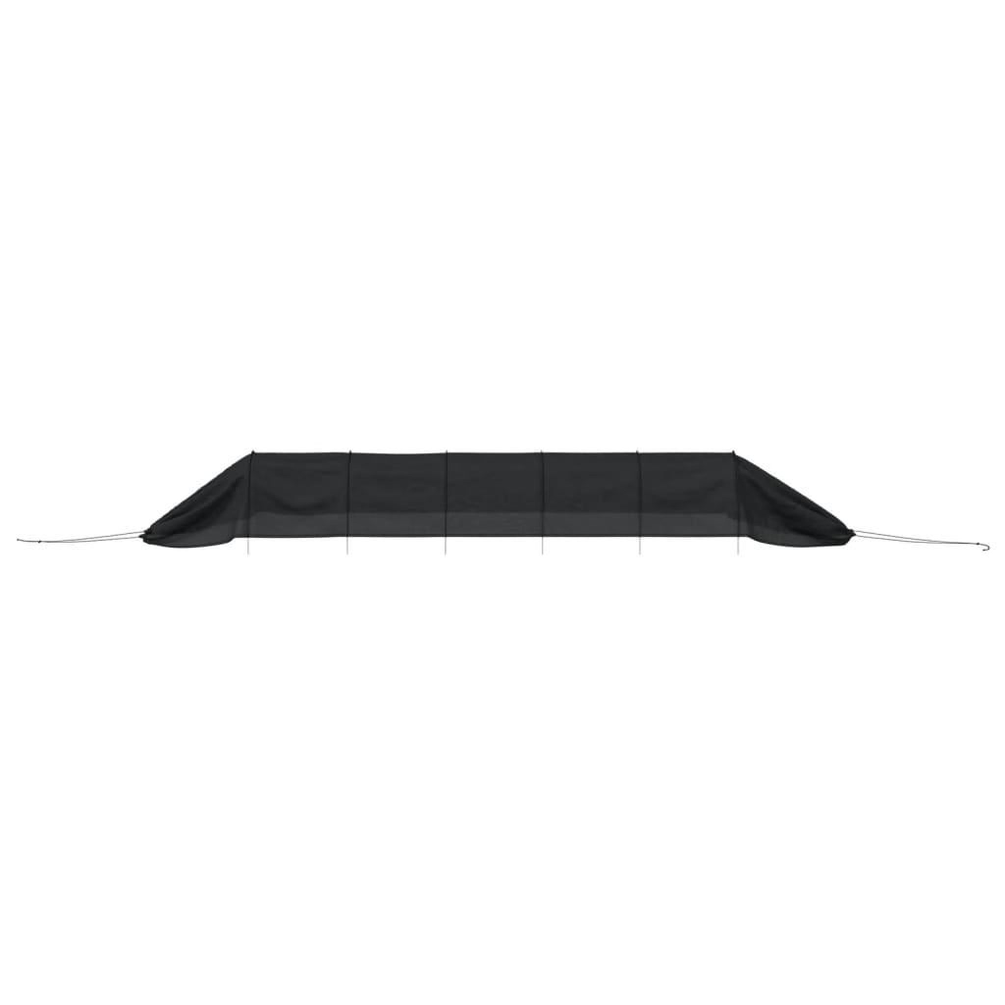 Voir la diapositive 4 : VIDAXL Tunnel en filet noir 300x50x48,5 cm acier et polyethylene