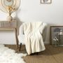 Voir la diapositive 3 : Paris Prix Plaid Imitation Fourrure  Crush  120x150cm Blanc