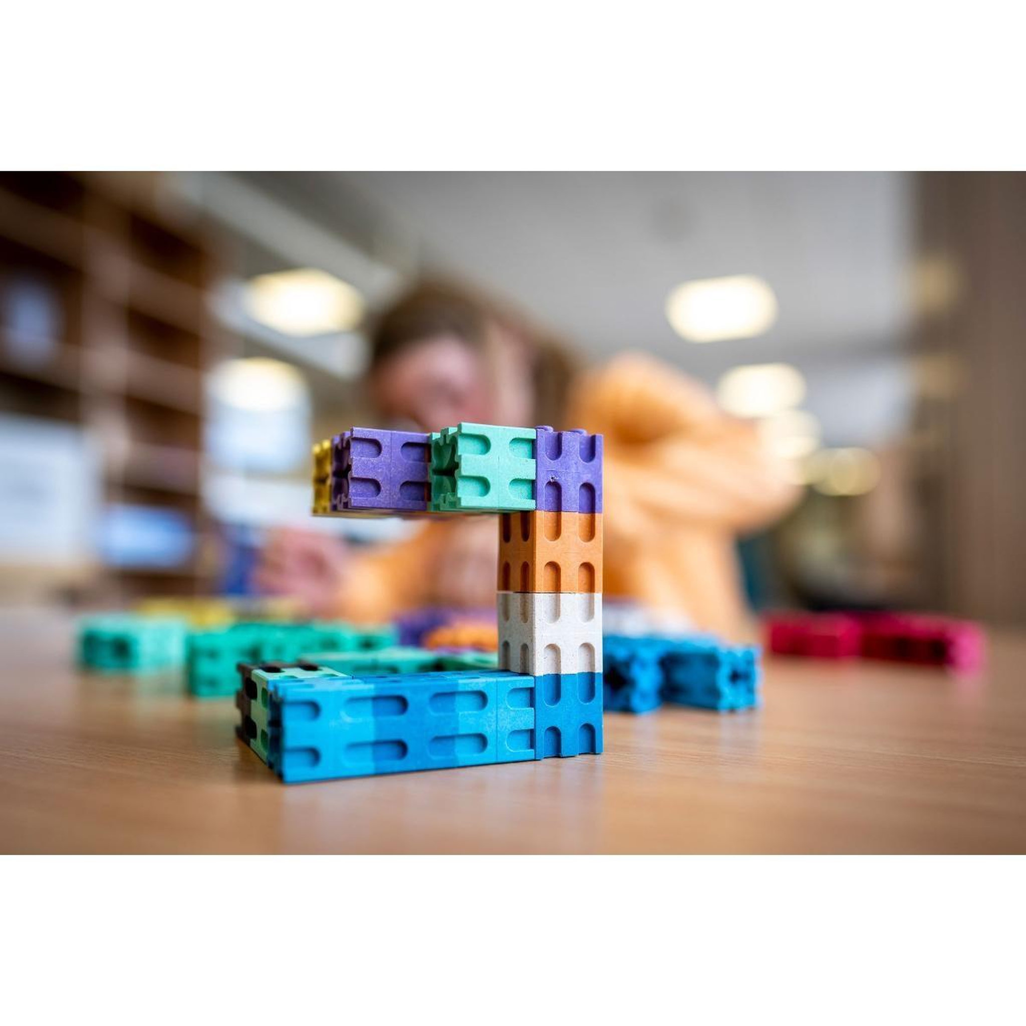 Voir la diapositive 3 : EDUCO Blocs de construction - système à clip — 100 éléments