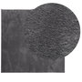 Voir la diapositive 3 : VIDAXL Tapis HUARTE a poils courts doux lavable anthracite 120x120 cm