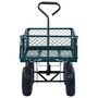 Voir la diapositive 5 : VIDAXL Chariot a main de jardin Vert 250 kg