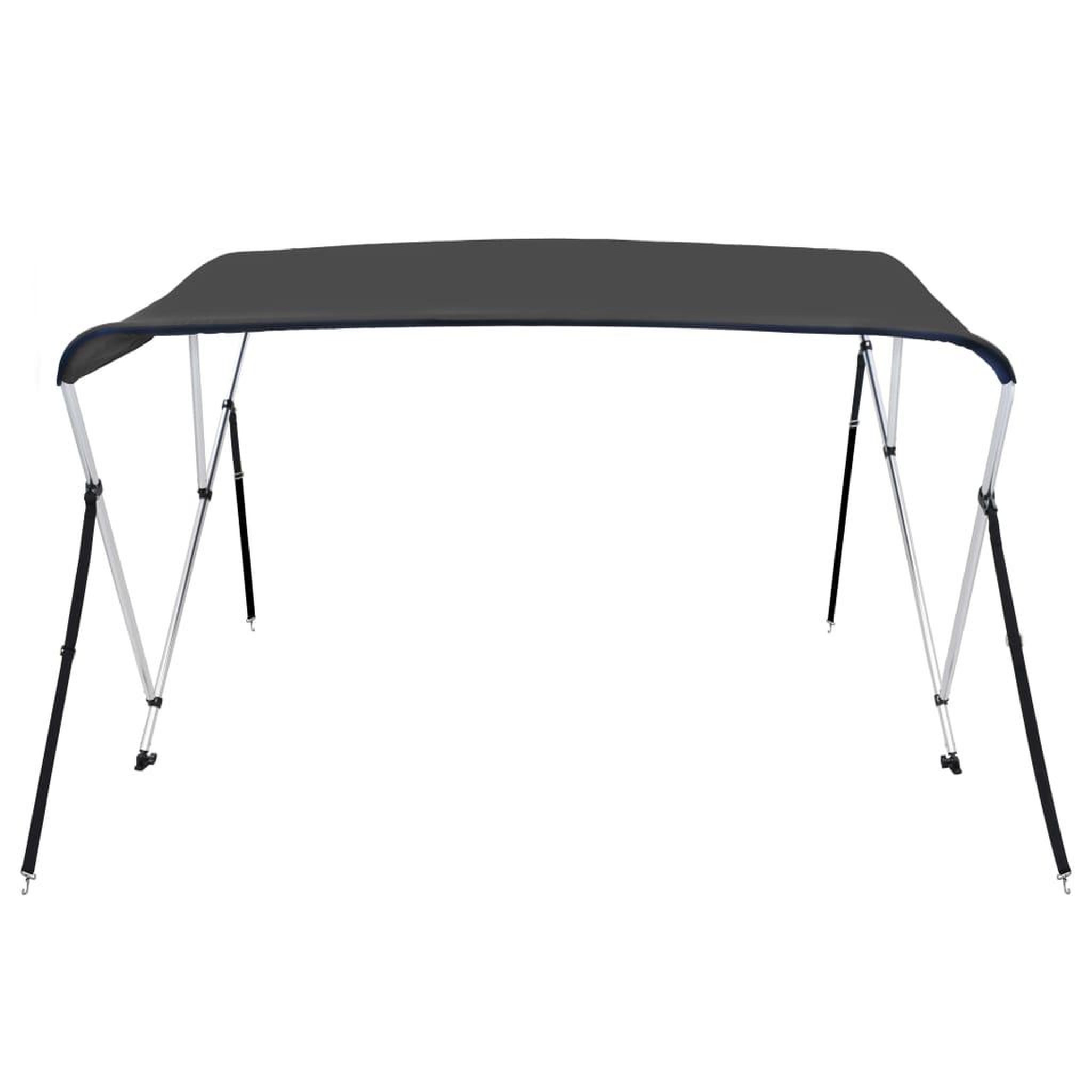 Voir la diapositive 3 : VIDAXL Auvent bimini a 3 arceaux Anthracite 183x160x137 cm
