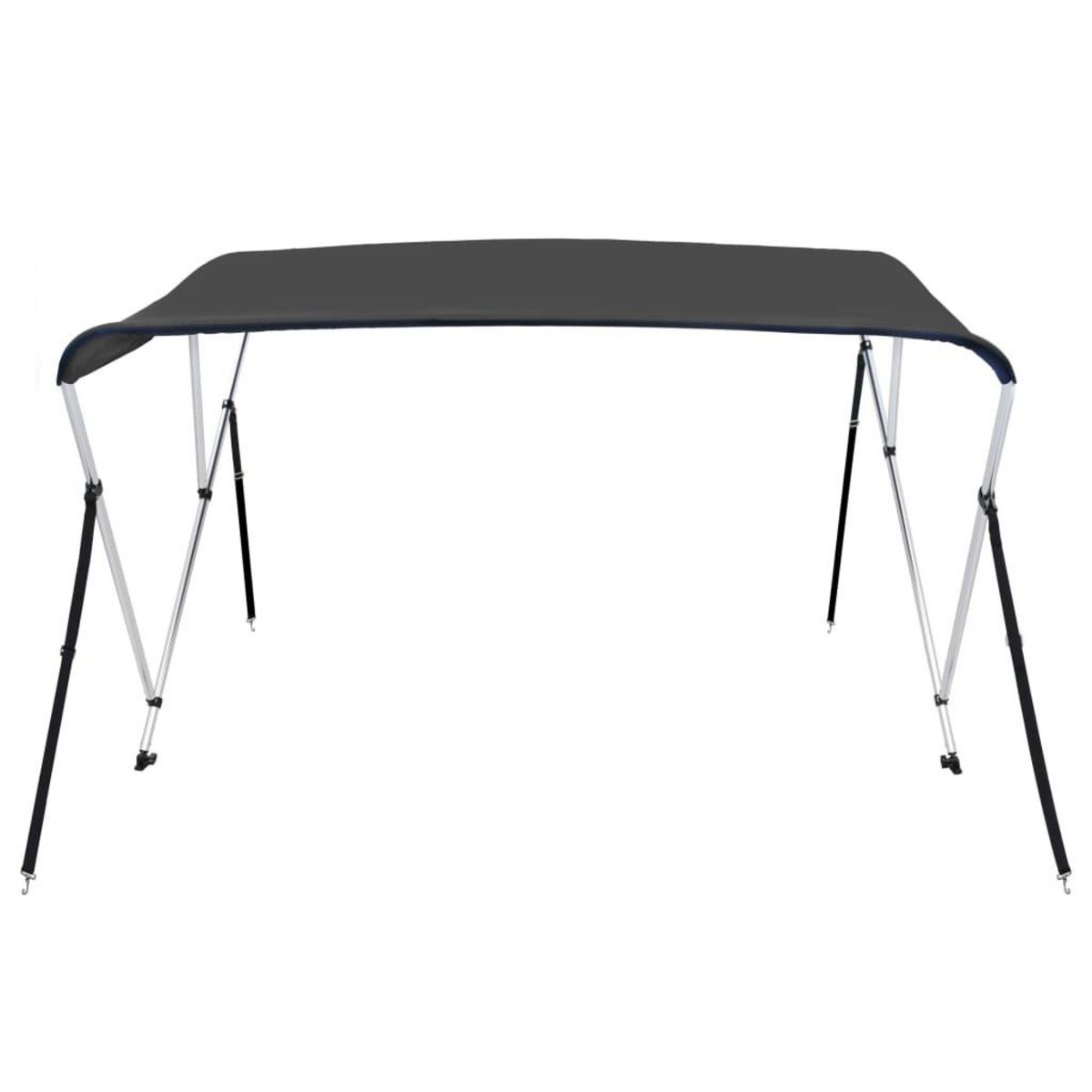 VIDAXL Auvent bimini a 3 arceaux Anthracite 183x160x137 cm