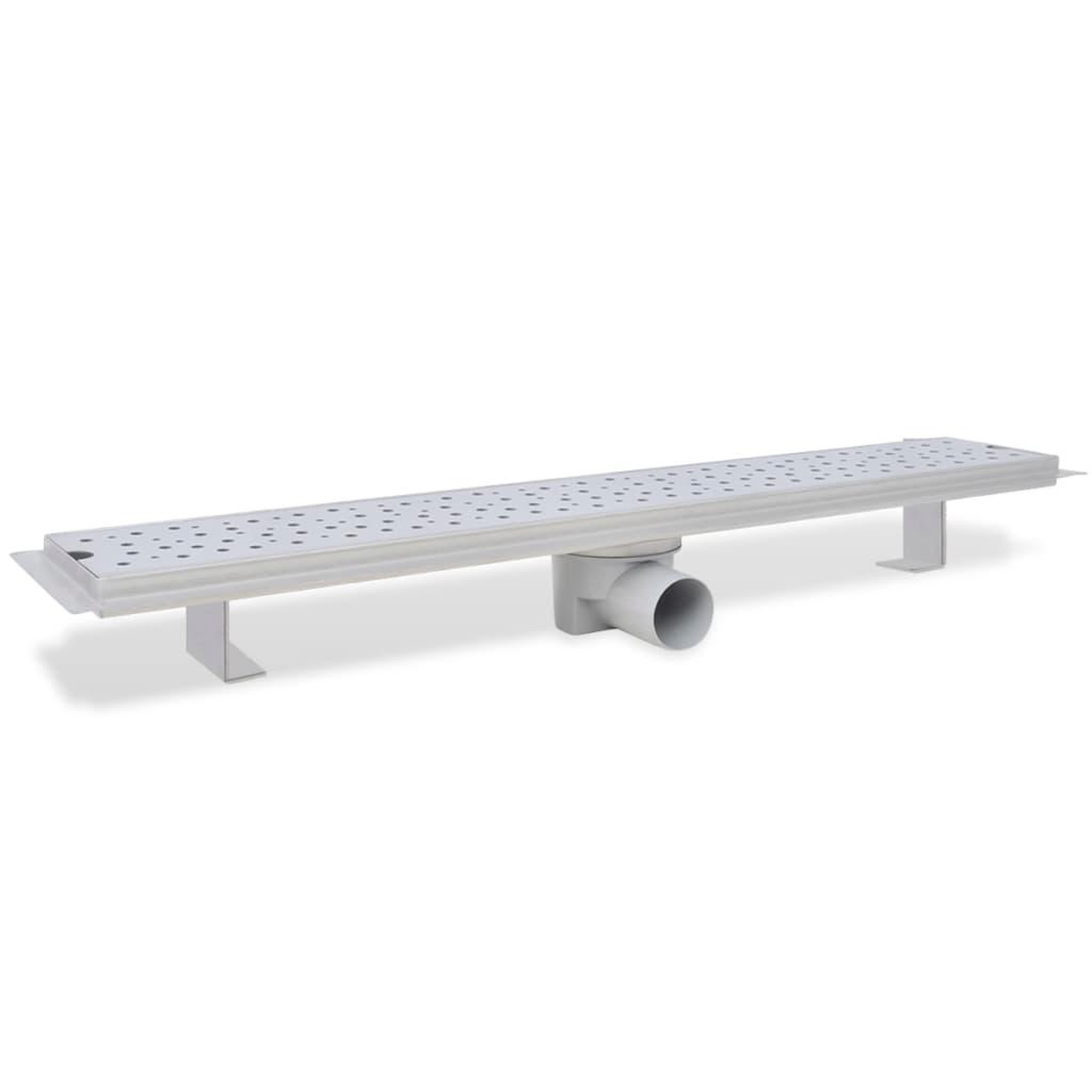 Voir la diapositive 4 : VIDAXL Drain de douche lineaire 730 x 140 mm Acier inoxydable