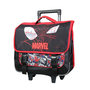 Voir la diapositive 2 : Bagtrotter BAGTROTTER Cartable à roulettes 38 cm Spiderman Noir Toile d'araignée
