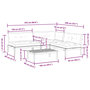 Voir la diapositive 6 : VIDAXL Salon palette de jardin avec coussins 4pcs bois d'acacia massif