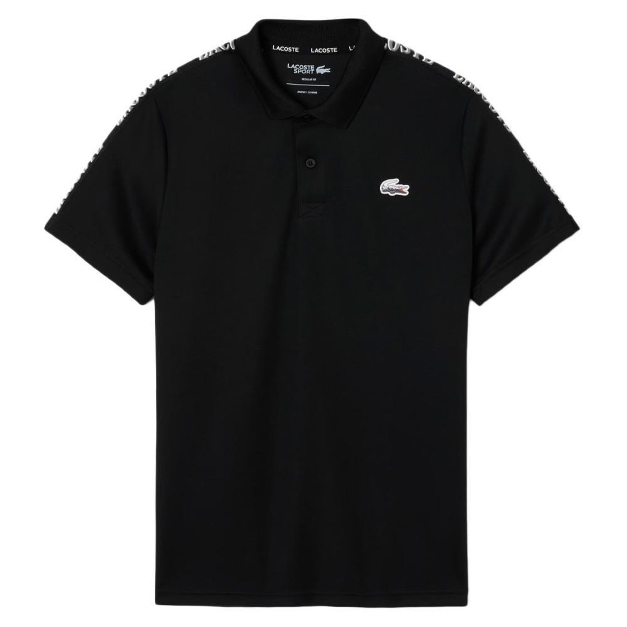 Voir la diapositive 4 : Lacoste Polo Noir Homme Lacoste Ultra Dry crocodile paysage