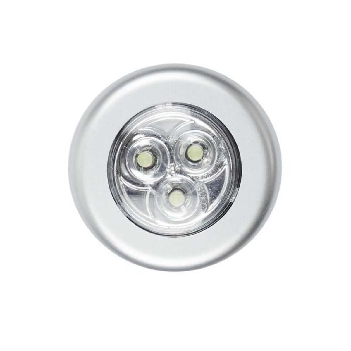 Paris Prix Lot de 3 Lampes à Led  Push  7cm Blanc