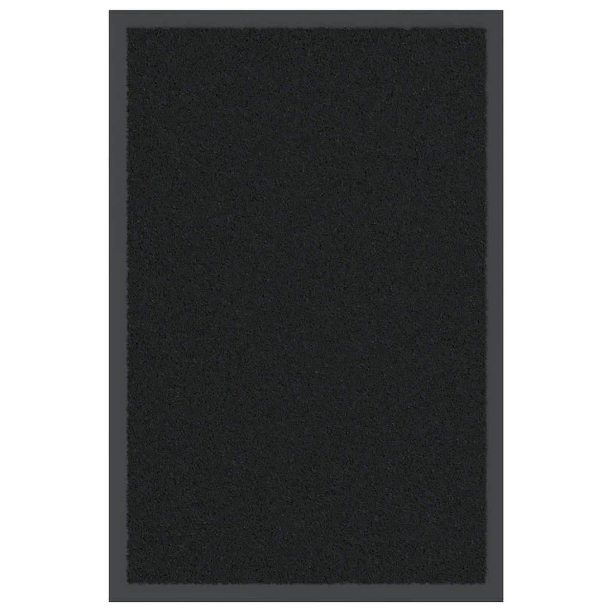 VIDAXL Paillasson Noir 40x60 cm
