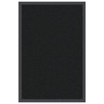 VIDAXL Paillasson Noir 40x60 cm