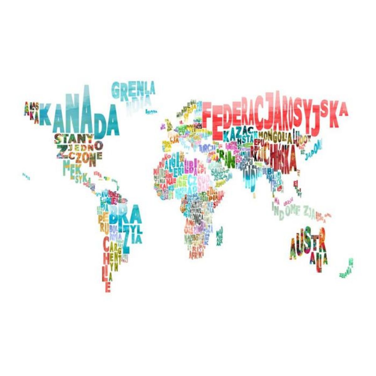 Paris Prix Papier Peint  Carte Monde en Français