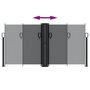 Voir la diapositive 5 : VIDAXL Auvent lateral retractable noir 120x600 cm
