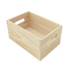 CENTRALE BRICO Caisse pin brut 30x20x15 cm