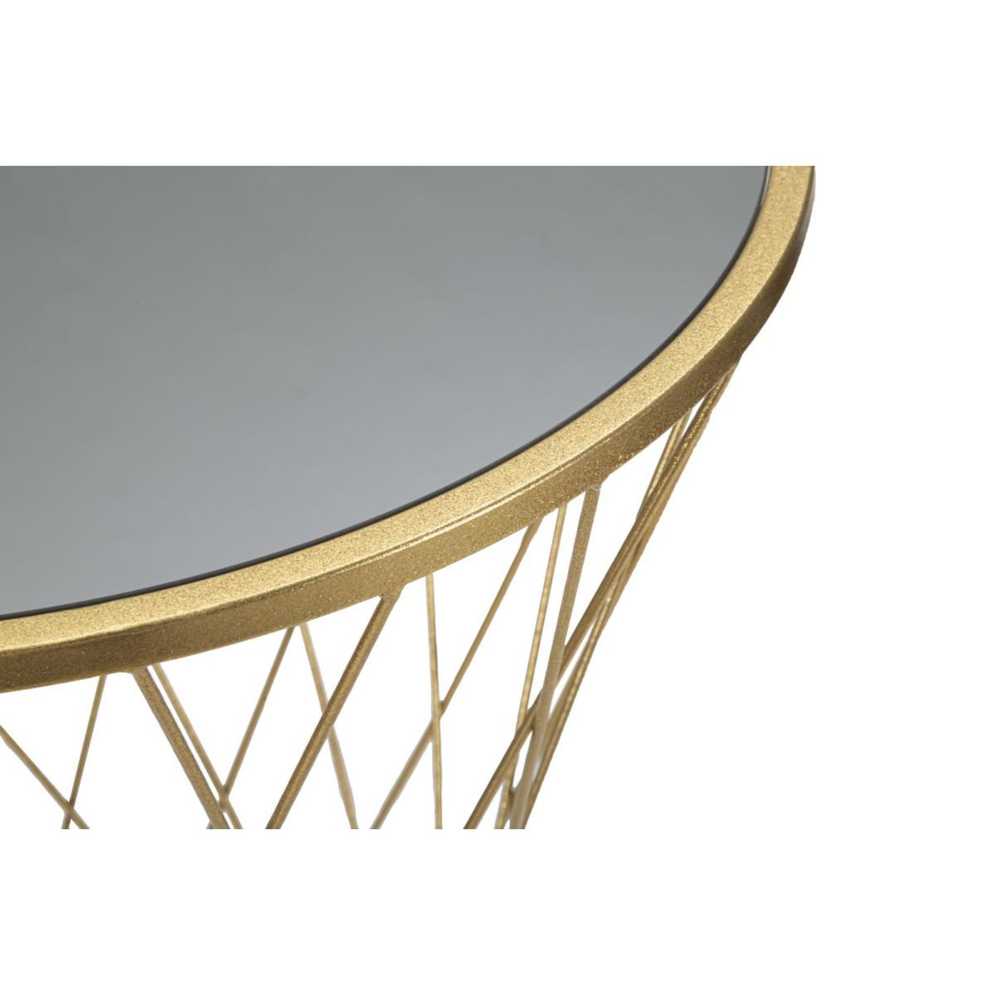 Voir la diapositive 3 : Paris Prix Table d'appoint en métal  tower  100cm or