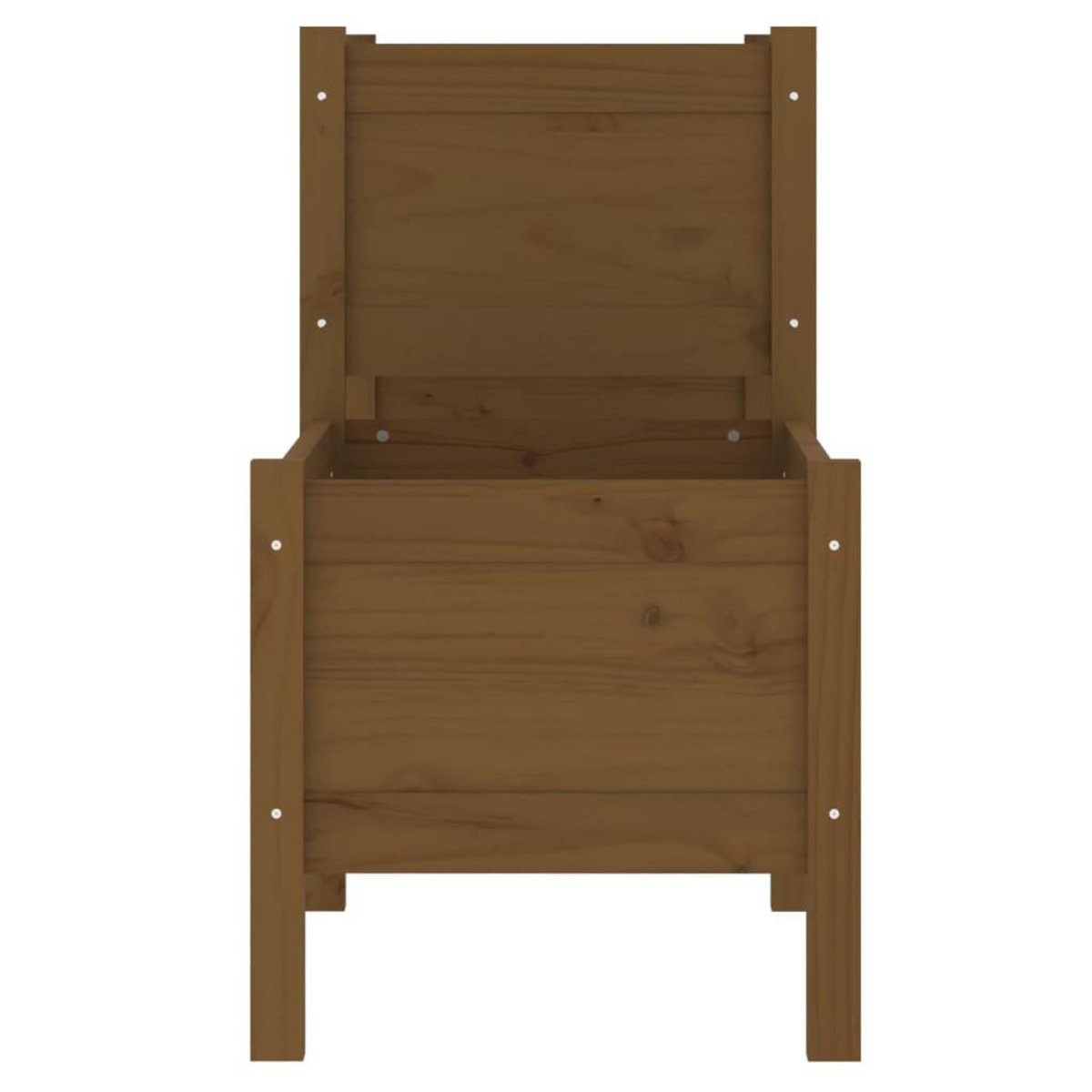 VIDAXL Jardiniere Marron miel 245,5x44x75 cm Bois massif de pin