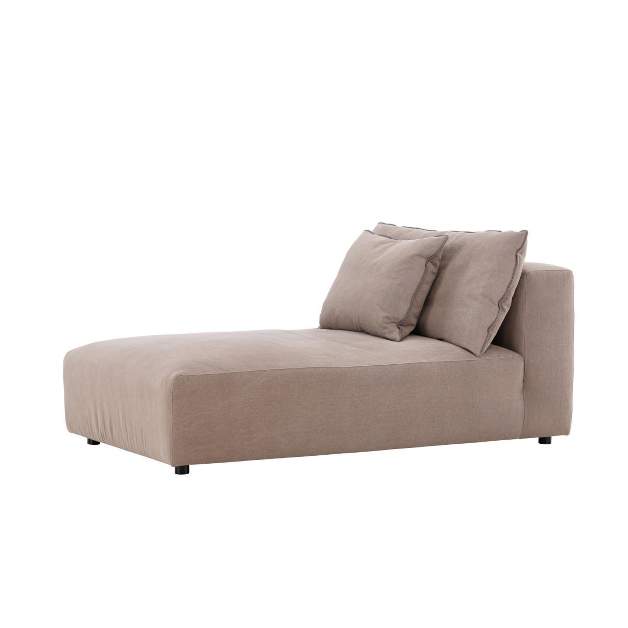 Voir la diapositive 4 : Paris Prix Méridienne en tissu  malö  169cm marron
