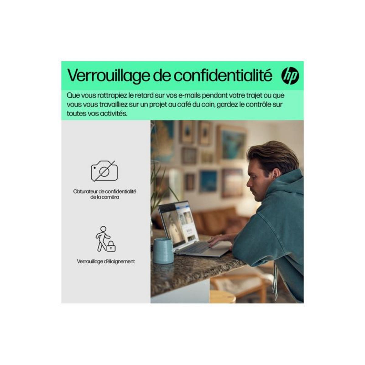 HP PC Hybride PC 2 en 1 Hp Envy x360 2 in 1 Laptop 15.6 FHD Intel Core i5 1335U RAM 16 Go LPDDR5 512 Go SSD Intel Iris Xe