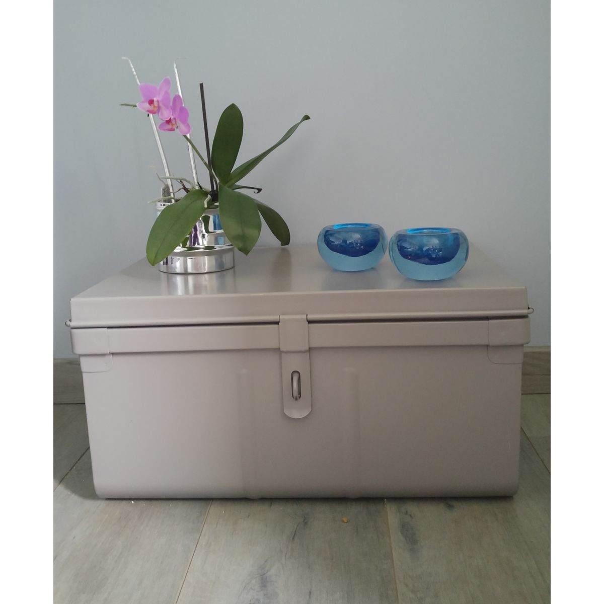 Coffre cantine de rangement 57 cm finition brillant ou satiné TRAVELING 