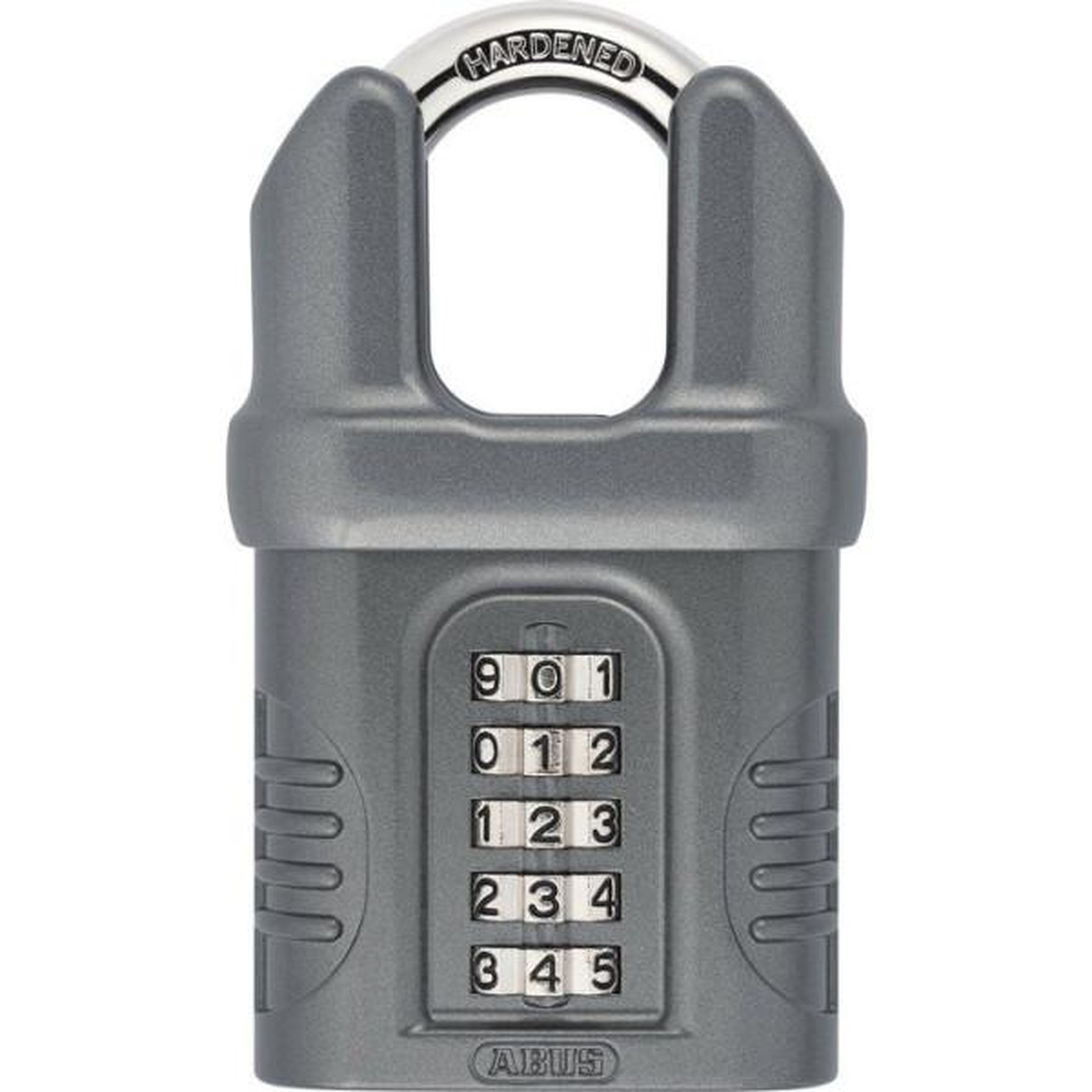 Voir la diapositive 4 : ABUS Cadenas a combinaison - ABUS - 158CS/65 - 5 chiffres - Anse blindée - Protection renforcée