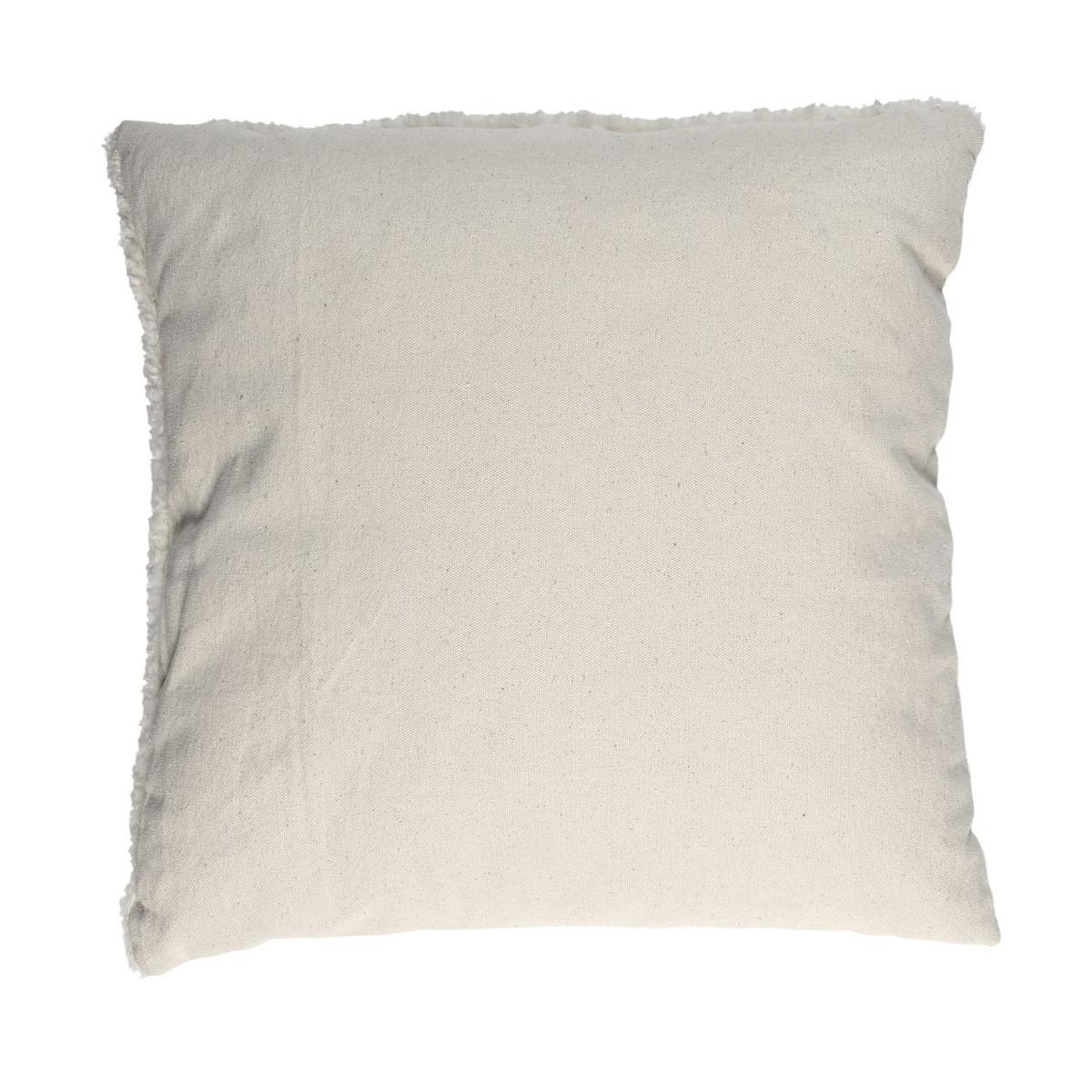 Voir la diapositive 2 : The Home Deco Factory Coussin déco  bouclette  40x40cm beige