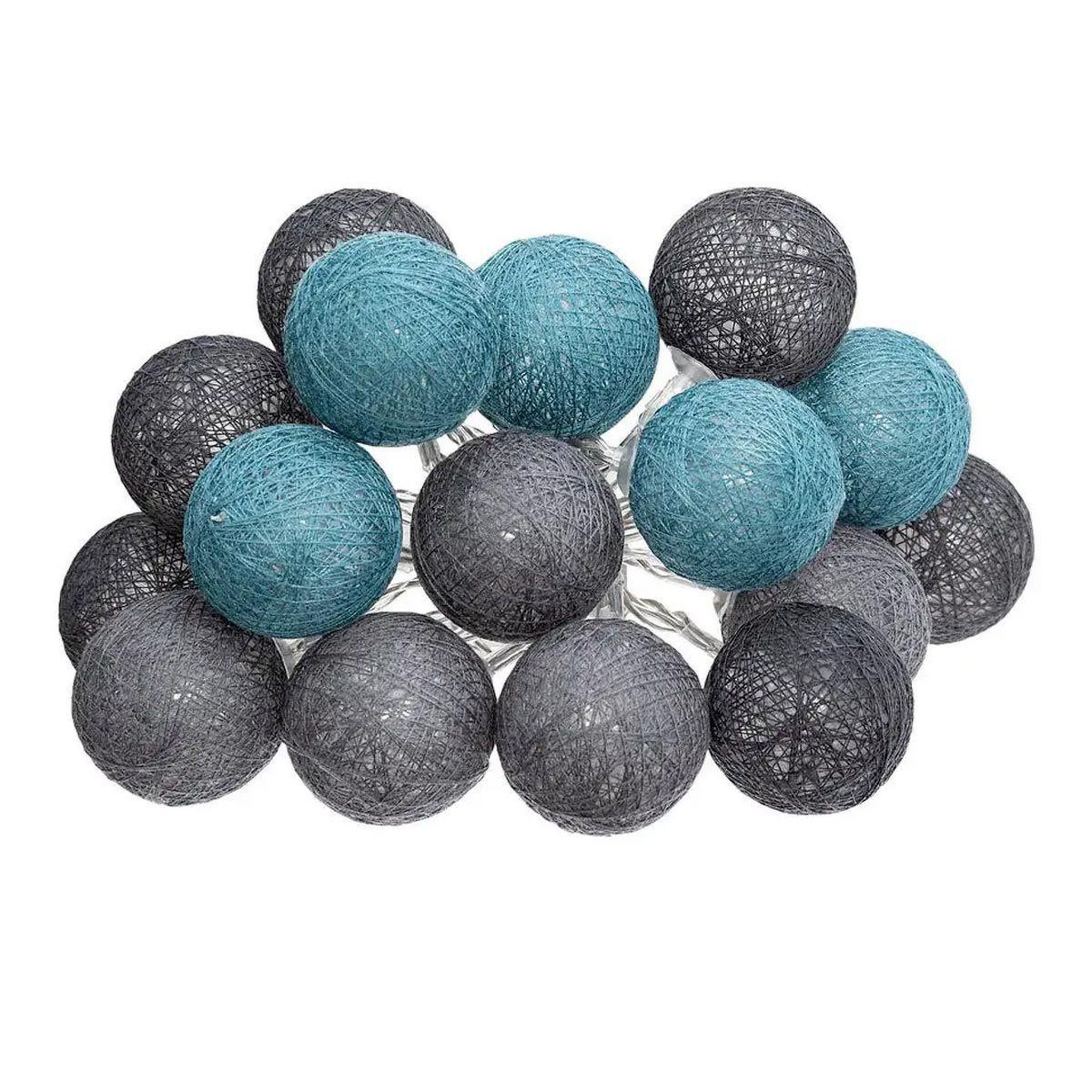 ATMOSPHERA Guirlande led 16 boules  winter  255cm multicolore