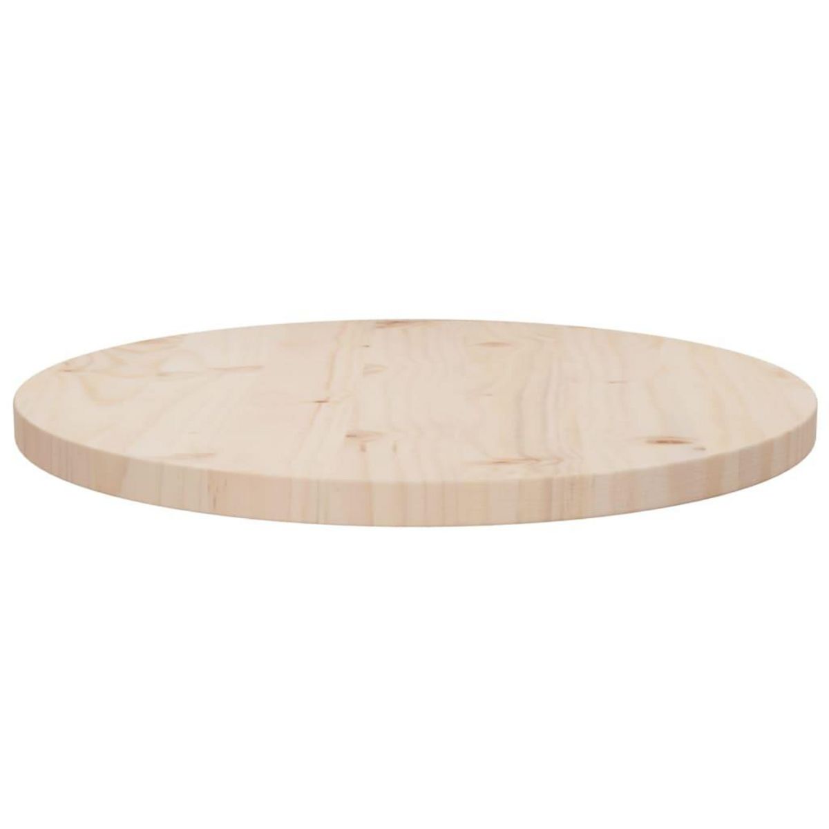 VIDAXL Dessus de table Ø50x2,5 cm Bois de pin massif