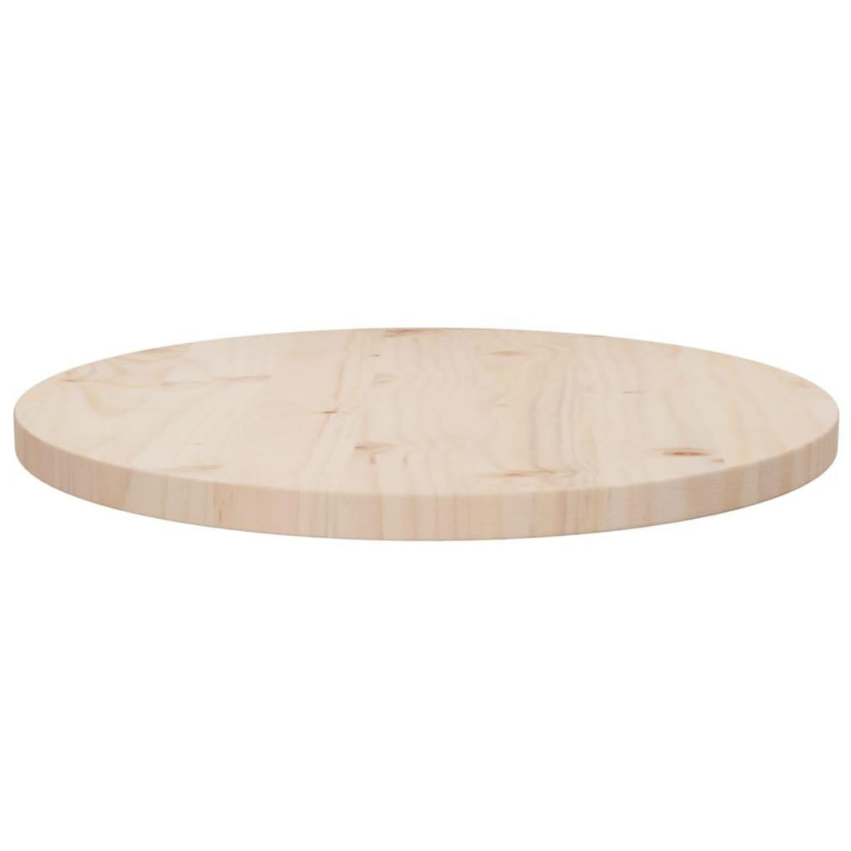 VIDAXL Dessus de table Ø50x2,5 cm Bois de pin massif