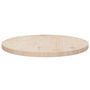 Voir la diapositive 2 : VIDAXL Dessus de table Ø50x2,5 cm Bois de pin massif