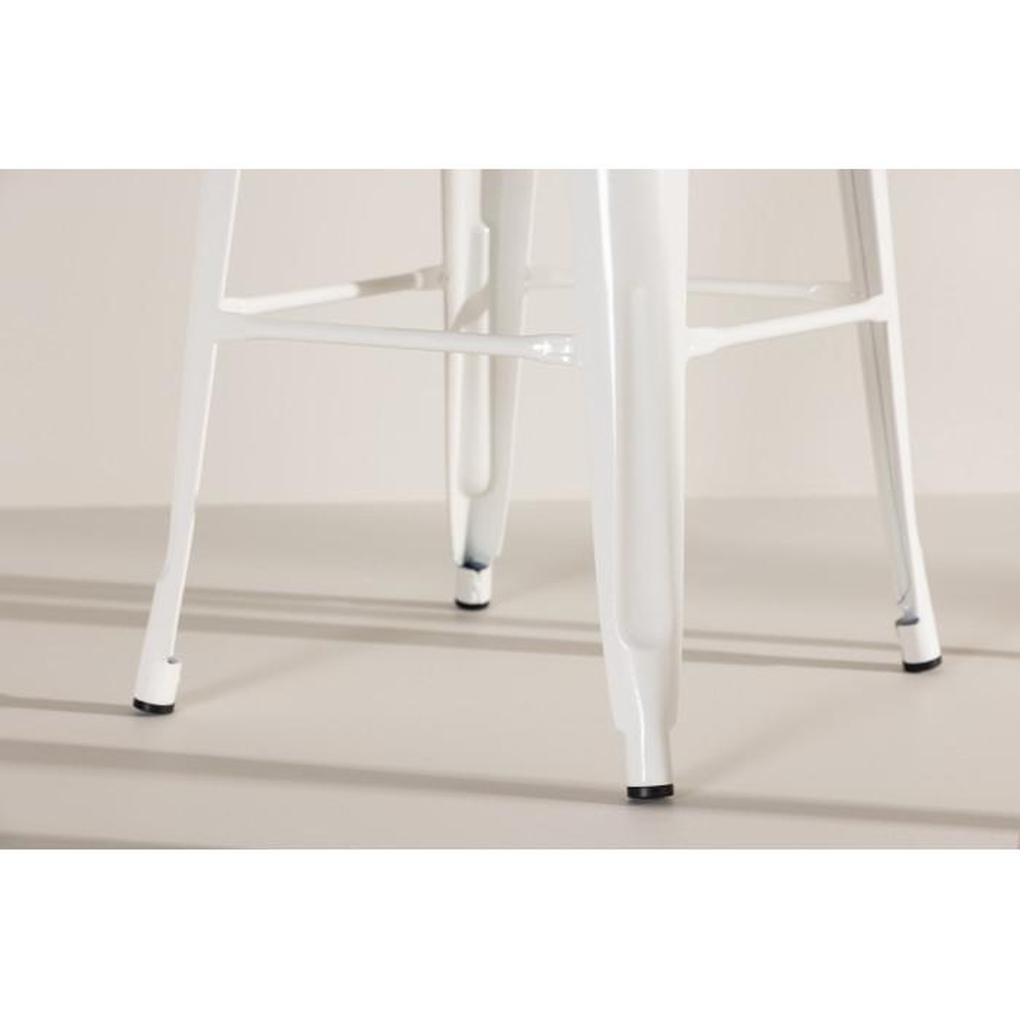Voir la diapositive 6 : Paris Prix Tabouret de Bar en Métal  Tempe  76cm Beige