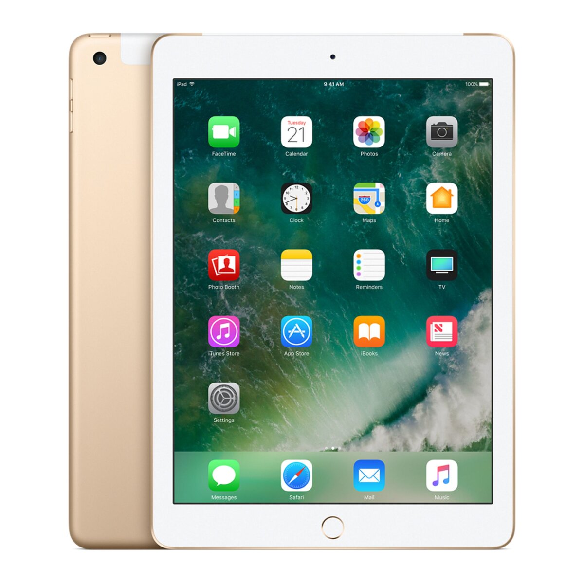 APPLE Tablette iPad WiFi Cellular 9.7 pouces Or 4G 128 Go