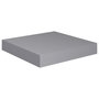 Voir la diapositive 4 : VIDAXL Etageres murales flottantes 2 pcs gris 23x23,5x3,8 cm MDF