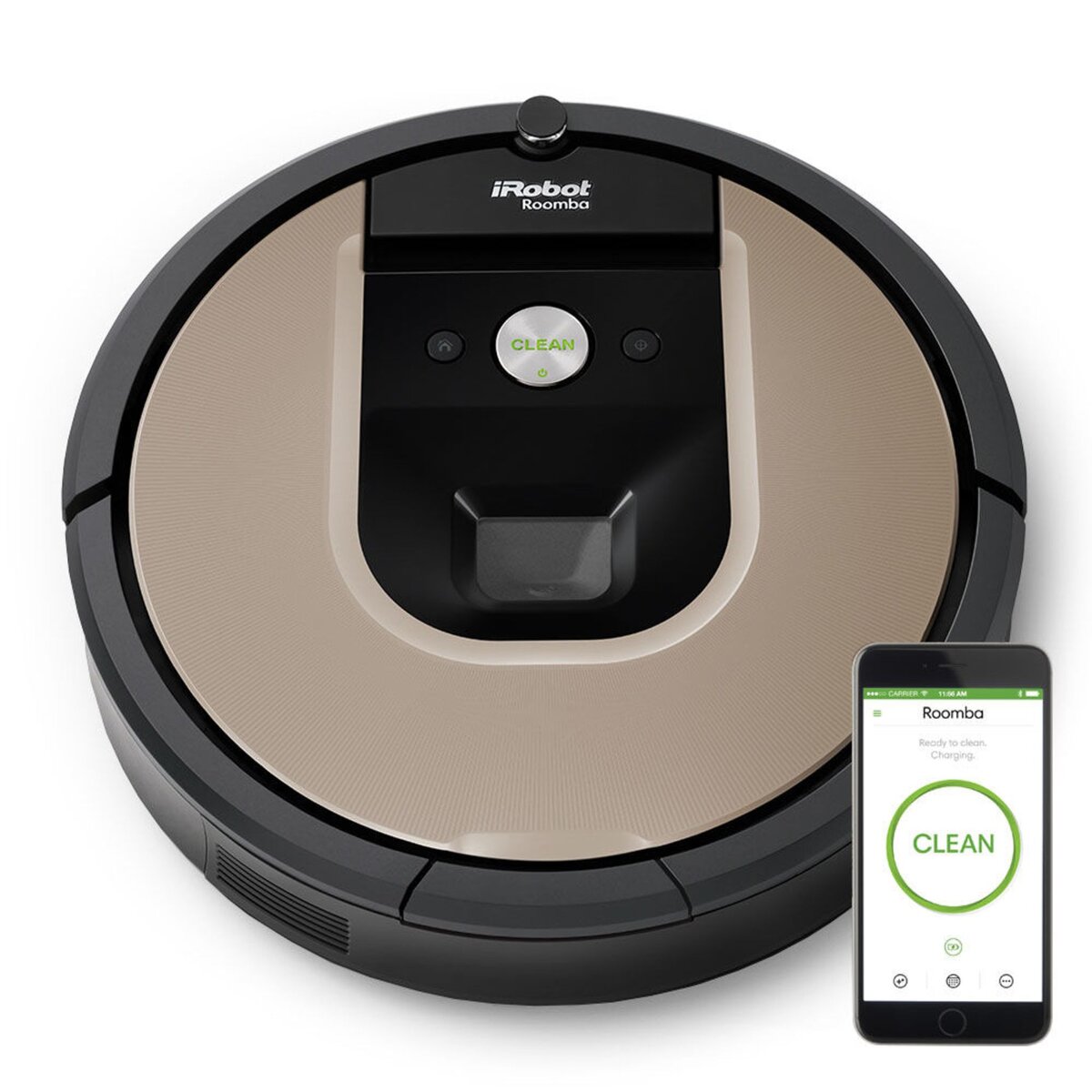 IROBOT Aspirateur Robot Roomba 966 ROB966 - Noir