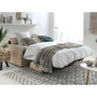 Voir la diapositive 3 : LISA DESIGN Ari - canapé 3 places convertible express couchage quotidien 140 cm matelas 12 cm en tissu