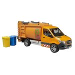 Bruder Camion poubelle miniature Bruder multicolore