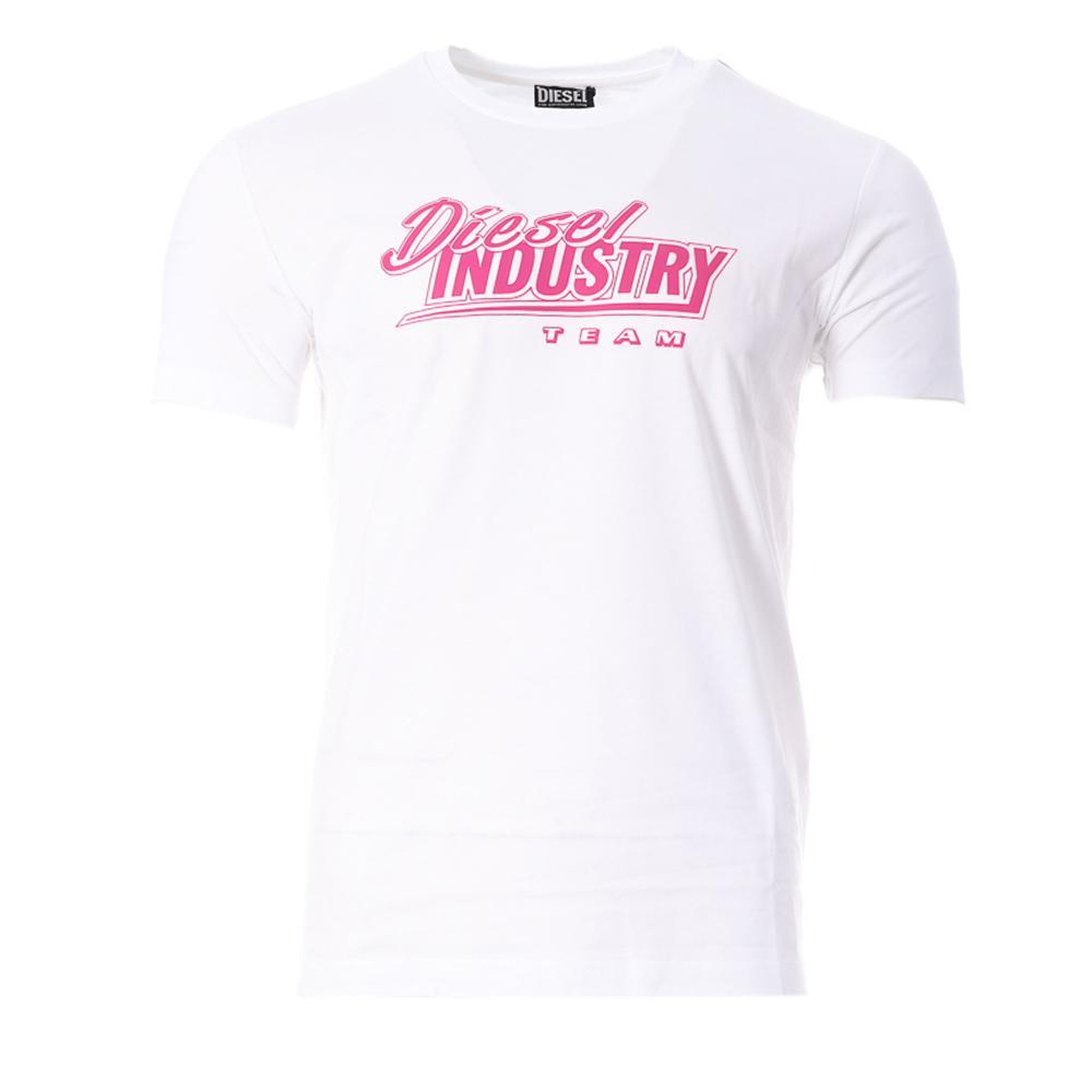 Voir la diapositive 1 : DIESEL T-Shirt Blanc/Rose Homme Diesel Diegos