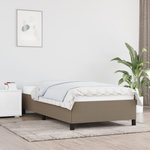 VIDAXL Cadre de lit sans matelas taupe 90x190 cm tissu