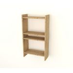 TOILINUX Bibliothèque Pera. Coloris disponibles : Marron, Blanc