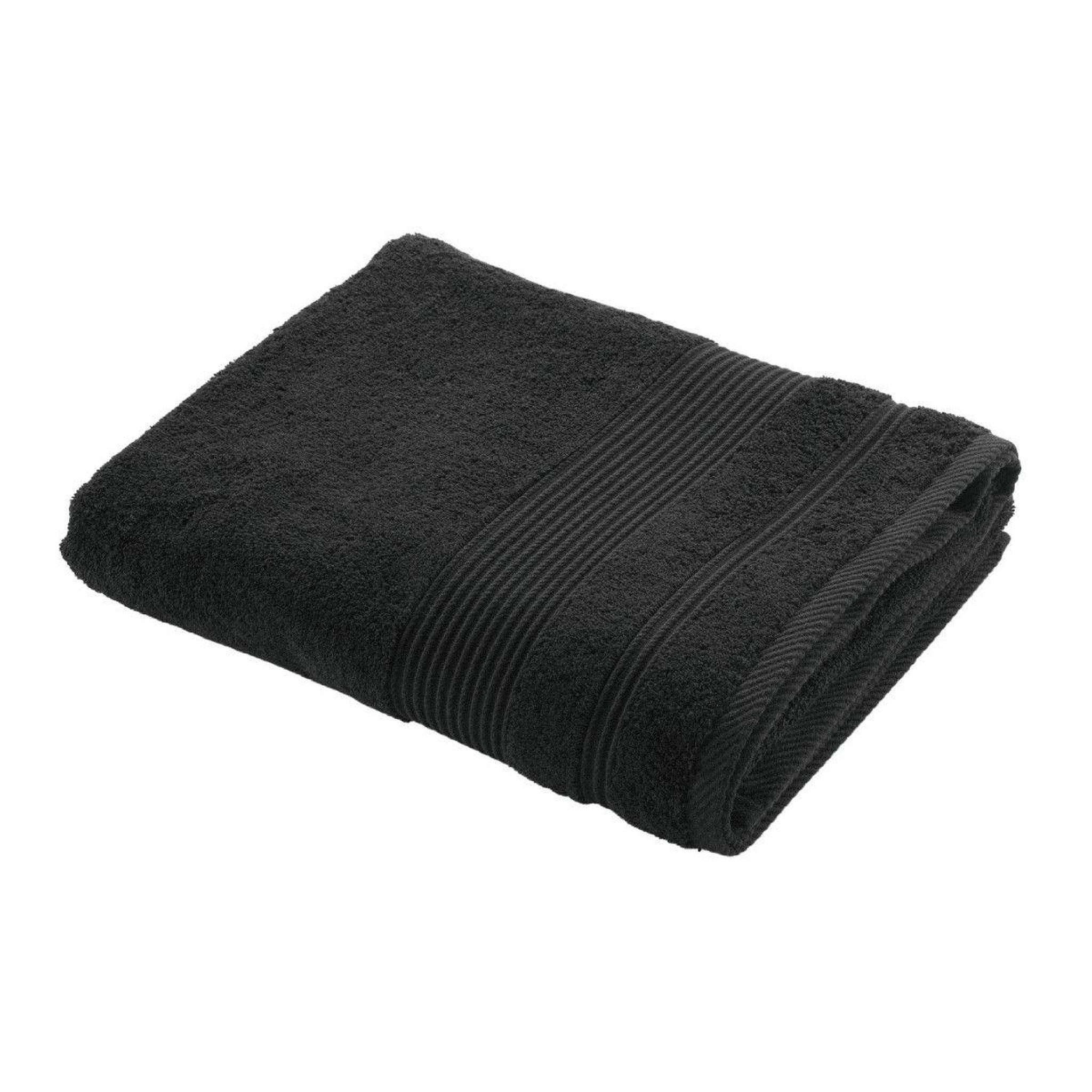 Douceur d'Intérieur Drap de bain  tendresse  90x150cm noir