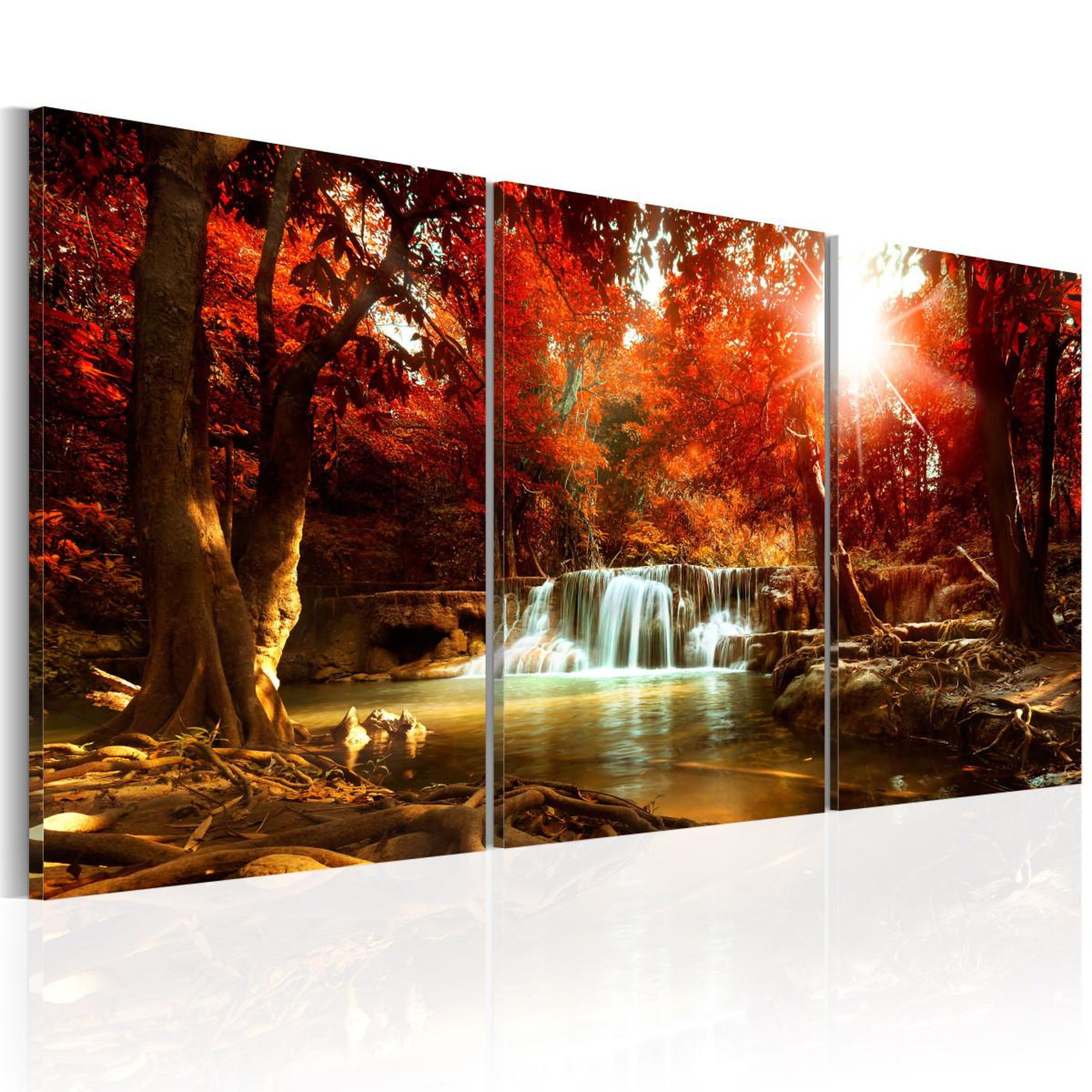 Paris Prix Tableau imprimé  autumnal calm. Coloris disponibles : Multicolore